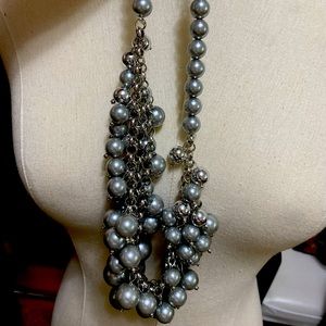 Chunky grey necklace